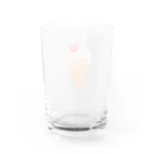 3:biscuit~スリービスケット~のうさちゃんアイス（いちご） Water Glass :back