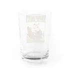 nidan-illustrationの"cow boy"(武者絵) #1 Water Glass :back