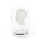 ganja manの420 Water Glass :back