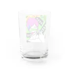 X.蛍光色の蛍光色のグラス Water Glass :back