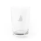 くろぺい舎の折れしっぽのくろぺい Water Glass :back
