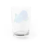 Morokoのあじさい Water Glass :back