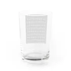 くろぺい舎のクリアファイルの狂気 Water Glass :back