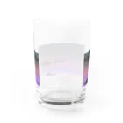 神秘的な世界のユウグレ Water Glass :back