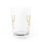 ゆり工房のうきゃーっ！-beige- Water Glass :back