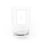 肉だんごのチューリップ くすみブルー Water Glass :back