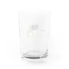Up Tailのパグ Water Glass :back