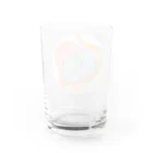 愛のとりちゃんショップSUZURI店の愛のとりちゃん〜愛の止まり木〜 Water Glass :back