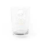 イラスト MONYAAT のはいきんりょくチェック L Water Glass :back