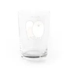 くもりのクリームぽめ Water Glass :back