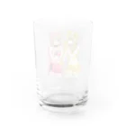 寝不足うさぎのアイシテ寅のコ Water Glass :back