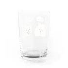 だいな&えでぃのポメラニアンのBefore After Water Glass :back