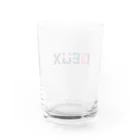 Rige-lllの『DEUX』ロゴグッズ Water Glass :back