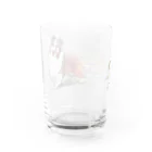 オリジナル工房プリントンのシェットランドシープドッグ イラストプリント Water Glass :back