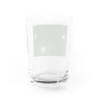 いぬコロの星座と誕生石（しし座×ペリドット） Water Glass :back