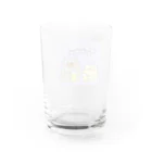 三度の飯よりの猫打ち上げ Water Glass :back