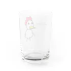 cardboardartzのニワトリの林さん Water Glass :back