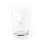 NIKORASU GOの自虐デザイン「捨て駒」 Water Glass :back