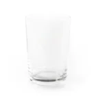 ○△□(まるさんかくしかく)のらくがきポップ Water Glass :back