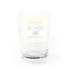 黒眼鏡の趣味絵のcamera Water Glass :back