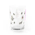 白柴犬 小梅の小梅っちで飲む(QRアリ) Water Glass :back