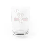 猫田三兄弟の三兄弟指人形みたいなやつ Water Glass :back