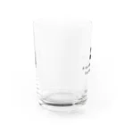 髙山珈琲デザイン部のおいしいコーヒーがあればそれで十分(黒) Water Glass :back