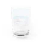 星月の店の潮騒のグラス Water Glass :back