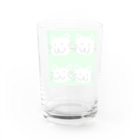 edamamedaisukiの四つ子の猫 Water Glass :back