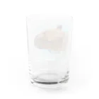 アラコ。の物憂げなカピバラ Water Glass :back