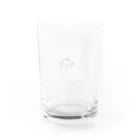 vishowの祈る　しろねこ Water Glass :back