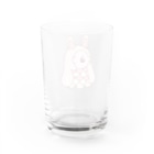 かわいいもののおみせ　いそぎんちゃくのぴえんうさ耳アマビエ　文字なし Water Glass :back