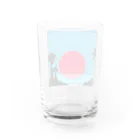 cardboardartzのsunrise Water Glass :back