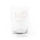 girasuのカフェオレ Water Glass :back