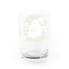 ボアヴィーダのおおきに「えびすさん」抹茶 Water Glass :back