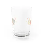 大賀一五の店の3匹のこうさ Water Glass :back