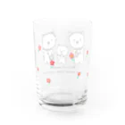 Kizplanning 「Sylph&Devil's」のしろいぬルッチー【3wes】ピンク Water Glass :back