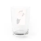 meowのハチワレ Water Glass :back