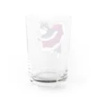 小町 by maltamarieの眠れる森の猫(オレオちゃん) Water Glass :back