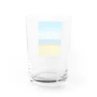 UKAWA LOVERSの青い海と黄金の棚田 Water Glass :back