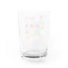 翠色の眼鏡のぼくの好きなどうぶつ Water Glass :back