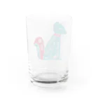 VIETSTAR★１０８のレトログラス　クリスマスなワンコ Water Glass :back