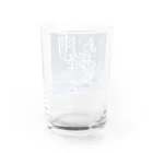 雨滴堂のおみせのあまやどり勧奨 Water Glass :back