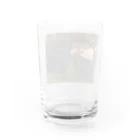 世界の絵画アートグッズのフェルディナント・ナブ 《山岳湖畔の宮殿》 Water Glass :back