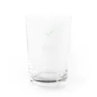 SHINRAI TEA LABのSHINRAI TEA LAB 英ロゴ Water Glass :back