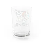 halu☀︎の柄柄犬 Water Glass :back