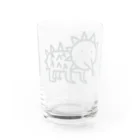 画伯のお絵かき部屋の画伯のハリネズミ Water Glass :back