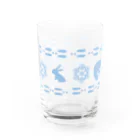 ～十和田湖の案内人～遊部屋十和田の十和田湖冬ウサギカップ Water Glass :back