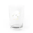 ゆずずショップのカモ Water Glass :back