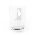 lilyamamのバーニーズマウンテンドッグ　lilyamam Water Glass :back